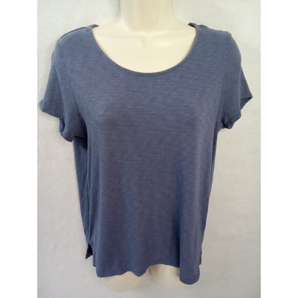 St. Tropez west Tops - ST. Tropez West Women Medium Blue Short Sleeve Tee Shirt